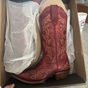 Ariat Hazen Red Western Cowboy Boots